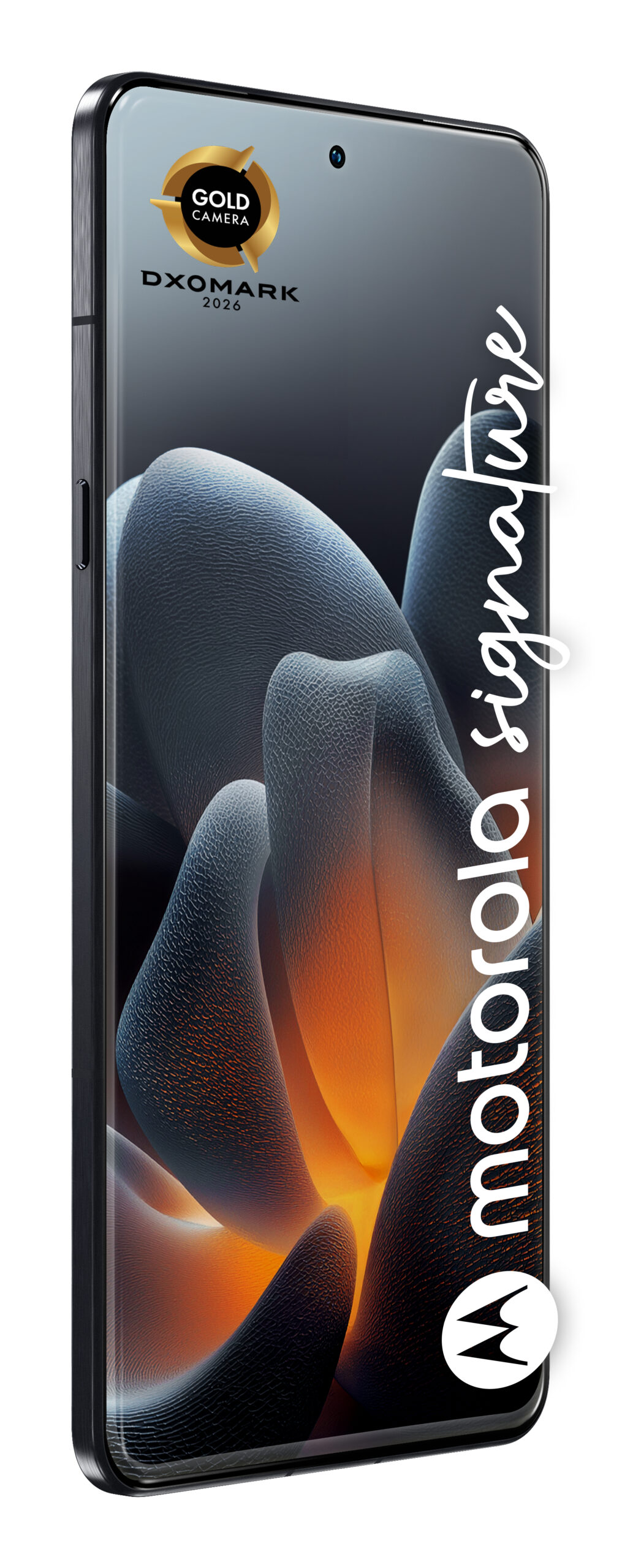 Motorola signature - 5G smartphone - dual-SIM - RAM 16 GB / Intern hukommelse 512 GB - OLED display - 6.78"" - 2780 x 1264 pixels (165 Hz) - 3x bagkamera 50 MP, 50 MP, 50 MP - front camera 50 MP - pantone carbon - Billede 4