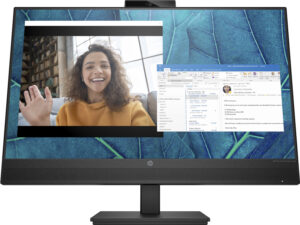 HP M27m Conferencing Monitor - LED-skærm - 27"" - 1920 x 1080 Full HD (1080p) @ 75 Hz - IPS - 300 cd/m² - 1000:1 - 5 ms - HDMI, DisplayPort, USB-C - højtalere - sort stander, sort hoved