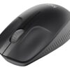 Logitech M190 - Mus - optisk - 3 knapper - trådløs - trådløs modtager (USB) - brunsort