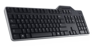 Dell Pro Smartcard Keyboard - KB813 - Tastatur - USB - QWERTY - US International - sort