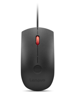 Lenovo - Mus - optisk - 3 knapper - kablet - USB - sort, rød - for ThinkPad T16 Gen 4 21QN