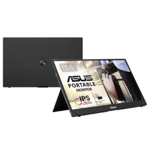 ASUS ZenScreen GO MB16AWP - LED-skærm - 15.6"" - bærbar - 1920 x 1080 Full HD (1080p) @ 60 Hz - IPS - 250 cd/m² - 1000:1 - 5 ms - Mini HDMI, USB-C - højtalere - metalsort gun