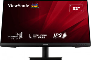 ViewSonic VA3209-2K-MHD - LED-skærm - 32"" (31.5"" til at se) - 2560 x 1440 QHD @ 75 Hz - IPS - 250 cd/m² - 1200:1 - HDR10 - 4 ms - 2xHDMI, DisplayPort - højtalere - Billede 2