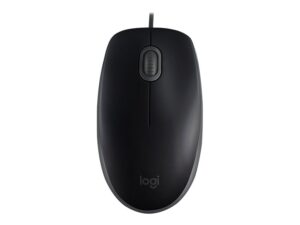 Logitech B110 Silent - Mus - højre- og venstrehåndet - optisk - 3 knapper - kablet - USB - Billede 2