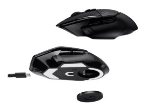 Logitech G G502 X LIGHTSPEED - Mus - optisk - 8 knapper - trådløs - 2.4 GHz - USB Logitech LIGHTSPEED-modtager - sort - Billede 4