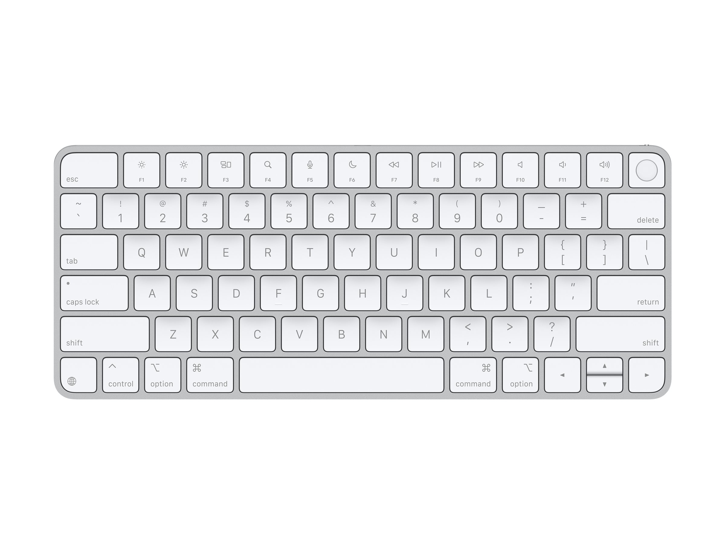 Apple Magic Keyboard with Touch ID - Tastatur - USB-C - trådløs - Bluetooth - QWERTY - USA