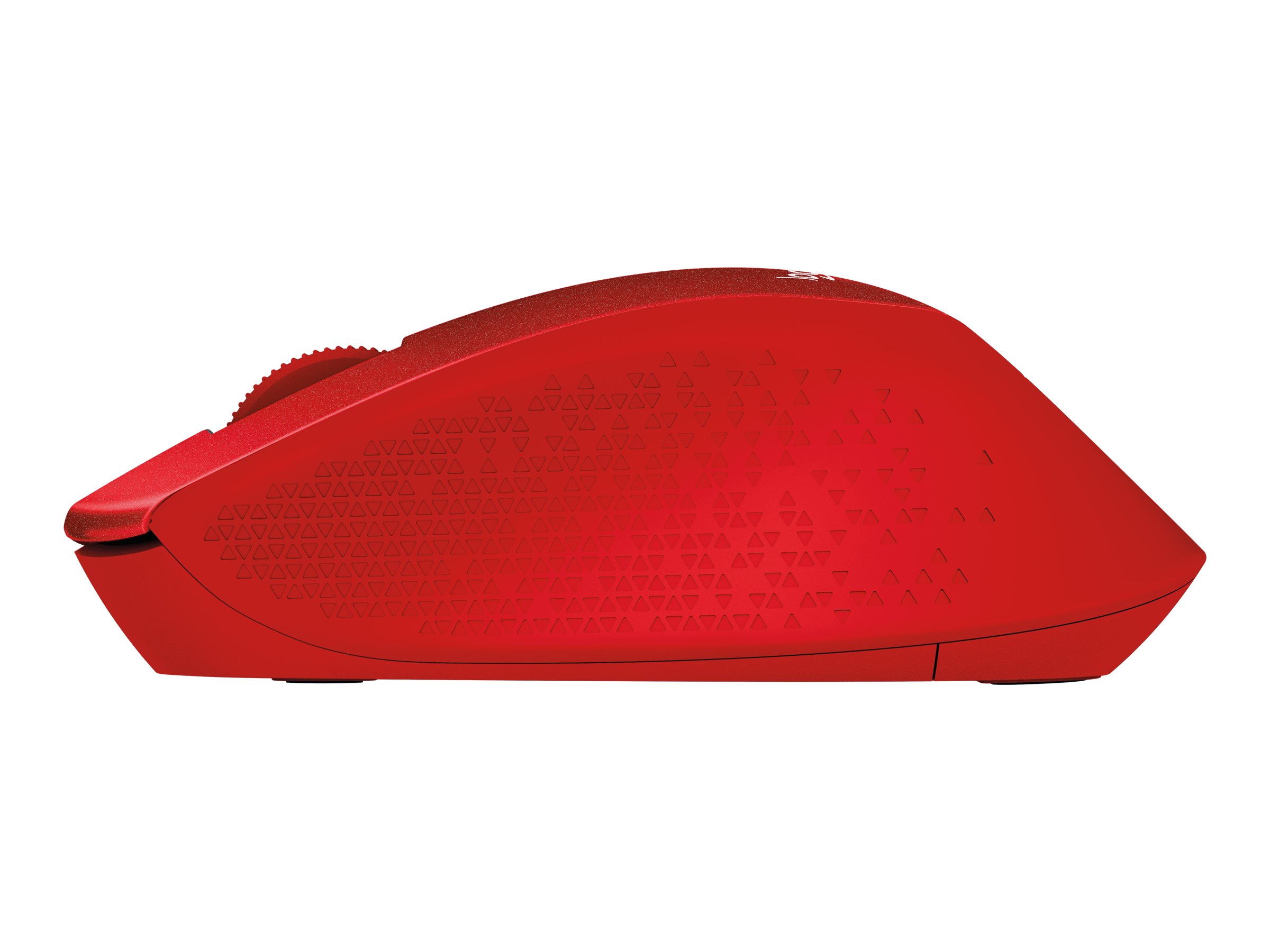 Logitech M330 SILENT PLUS - Mus - 3 knapper - trådløs - 2.4 GHz - trådløs modtager (USB) - rød - Billede 4