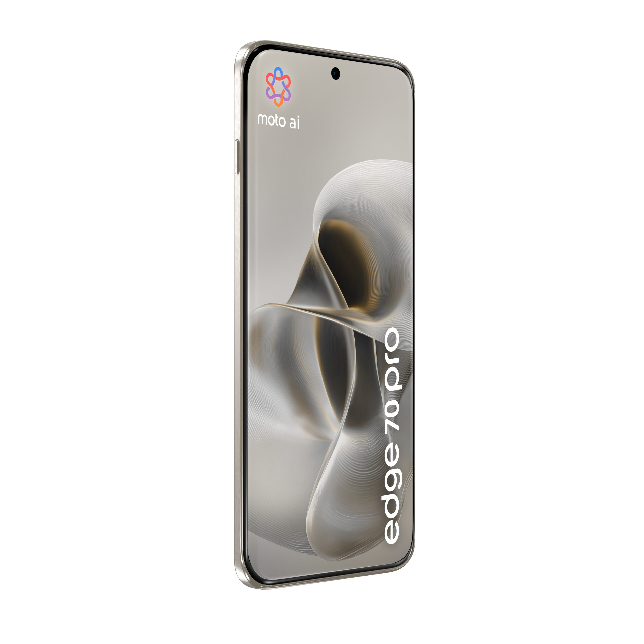 Motorola edge 70 pro 512GB/12GB - PANTONE Lily White - Billede 4