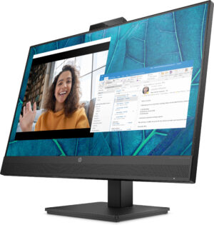 HP M27m Conferencing Monitor - LED-skærm - 27"" - 1920 x 1080 Full HD (1080p) @ 75 Hz - IPS - 300 cd/m² - 1000:1 - 5 ms - HDMI, DisplayPort, USB-C - højtalere - sort stander, sort hoved - Billede 2