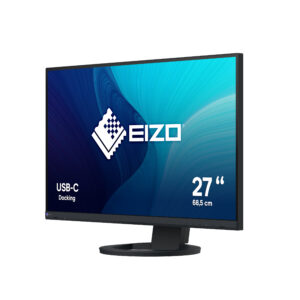 EIZO FlexScan EV2720S-BK - Med FlexStand - LED-skærm - 27"" - 2560 x 1440 WQHD - IPS - 350 cd/m² - 1500:1 - 5 ms - HDMI, DisplayPort, USB-C - højtalere - sort - Billede 2