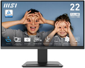MSI PRO MP223 E2 computerskærm 54,5 cm (21.4") 1920 x 1080 pixel Fuld HD LED Sort - Billede 3