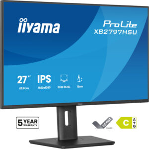 iiyama ProLite XB2797HSU-B1 computerskærm 68,6 cm (27") 1920 x 1080 pixel Fuld HD LED Sort