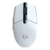 Logitech G G305 - Mus - optisk - 6 knapper - trådløs - 2.4 GHz - trådløs modtager (USB) - hvid