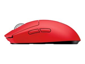 Logitech G PRO X SUPERLIGHT - Mus - optisk - 5 knapper - trådløs - 2.4 GHz - USB Logitech LIGHTSPEED-modtager - rød - Billede 5