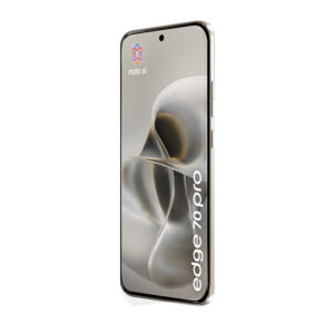 Motorola edge 70 pro 512GB/12GB - PANTONE Lily White - Billede 5