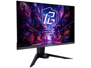 ASRock Phantom Gaming PGO27QFV - OLED-monitor - gaming - 27"" - 2560 x 1440 QHD @ 360 Hz - 1000 cd/m² - 1500000:1 - DisplayHDR 400 True Black - 0.03 ms - 2xHDMI, DisplayPort, USB-C - Billede 2