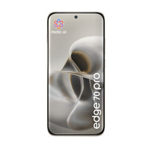 Motorola edge 70 pro 512GB/12GB - PANTONE Lily White - Billede 3