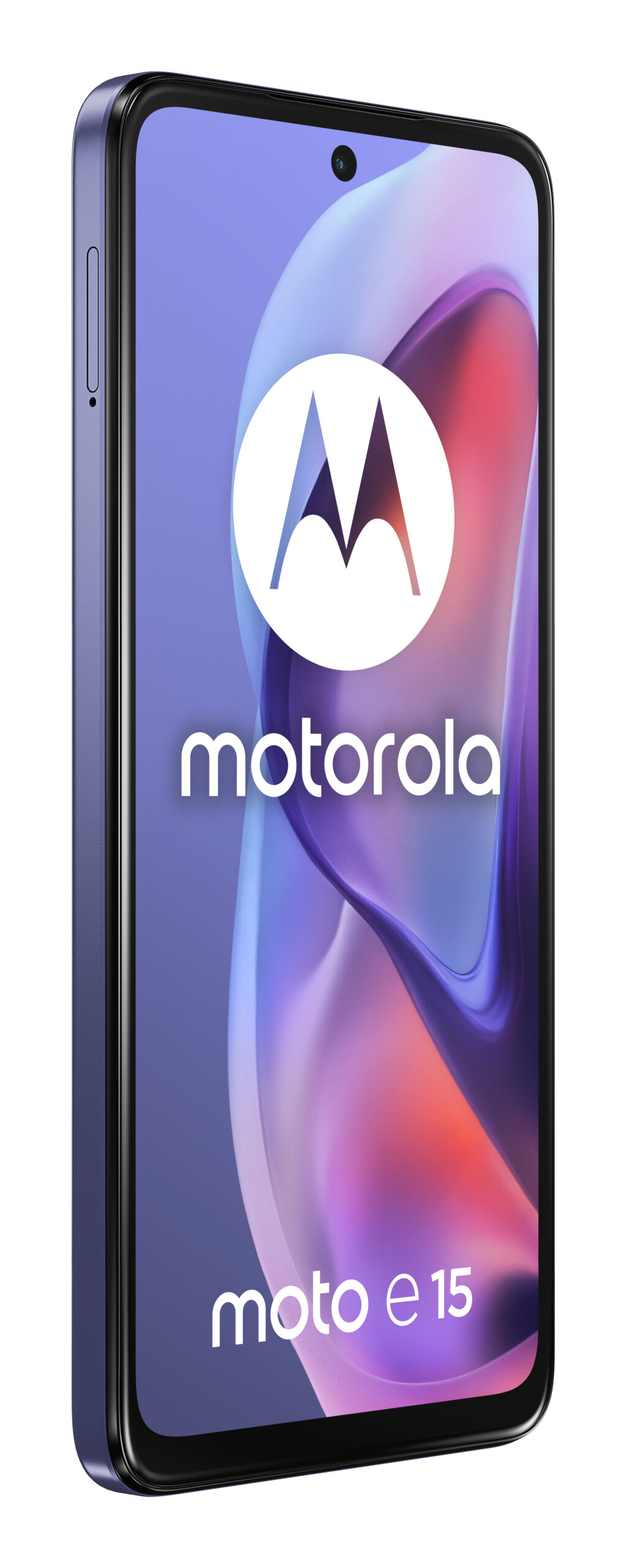 Motorola Moto E15 - 4G smartphone - dual-SIM - RAM 2 GB / Intern hukommelse 64 GB - microSD slot - LCD-skærm - 6.67"" - 1604 x 720 pixels (90 Hz) - rear camera 32 MP - front camera 8 MP - frisk lavendel - Billede 4