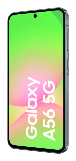 Samsung Galaxy A56 - Enterprise Edition - 5G smartphone - dual-SIM - RAM 8 GB / Intern hukommelse 128 GB - OLED display - 6.7"" - 2340 x 1080 pixels (120 Hz) - 3x bagkamera 50 MP, 12 MP, 5 MP - front camera 12 MP - fantastisk grafit - Billede 4