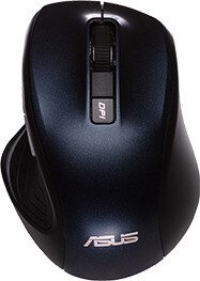 ASUS MW202 - Mus - optisk - 6 knapper - trådløs - 2.4 GHz - trådløs modtager (USB) - natteblå - for ASUSPRO P1 P2 P3 ExpertBook B9 P2