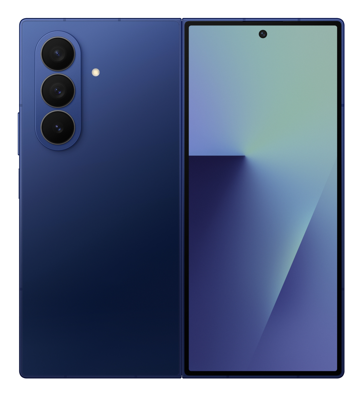 Samsung Galaxy Z Fold7 - 5G smartphone - dual-SIM - RAM 12 GB / Intern hukommelse 256 GB - OLED display - 8"" - 8"" - 2184 x 1968 pixels 2184 x 1968 pixels (120 Hz) - 3x bagkamera 200 MP, 12 MP, 10 MP - 2x front cameras 10 MP, 10 MP - blå skygge - Billede 5