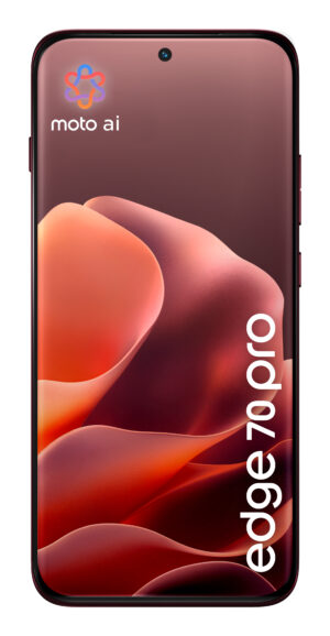 Motorola Edge 70 Pro - 5G smartphone - dual-SIM - RAM 12 GB / Intern hukommelse 512 GB - OLED display - 6.78"" - 2772 x 1272 pixels (144 Hz) - 3x bagkamera 50 MP, 50 MP, 50 MP - front camera 50 MP - pantone zinfandel - Billede 3
