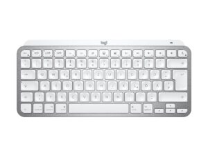 Logitech Master Series MX Keys Mini for Mac - Tastatur - compact - bagbelyst - trådløs - Bluetooth LE - QWERTY - US International - space grey