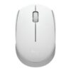 Logitech M171 - Mus - højre- og venstrehåndet - optisk - 3 knapper - trådløs - 2.4 GHz - trådløs modtager (USB) - off-white
