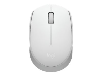 Logitech M171 - Mus - højre- og venstrehåndet - optisk - 3 knapper - trådløs - 2.4 GHz - trådløs modtager (USB) - off-white