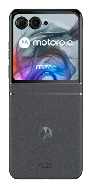 Motorola razr 50 17,5 cm (6.9") Dual SIM Android 14 5G USB Type-C 8 GB 256 GB 4200 mAh Grå 6.9" FHD+ pOLED + 3.6" pOLED, 8/256GB, MediaTek Dimensity 7300X, 50MP + 13MP, 32MP, 5G, eSIM + SIM, Bluetooth 5.4, WiFi, USB Type-C, 4200mAh, Android 14 - Billede 2