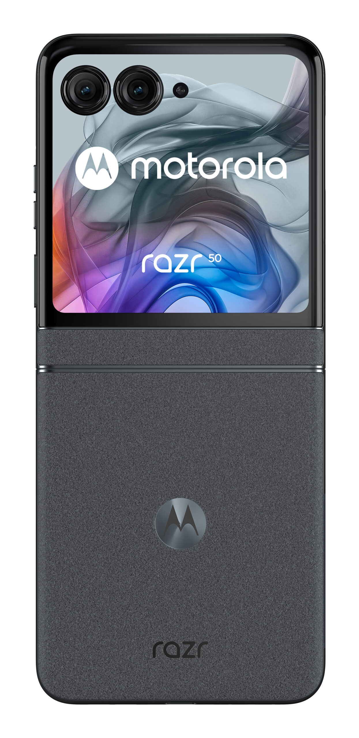 Motorola razr 50 17,5 cm (6.9") Dual SIM Android 14 5G USB Type-C 8 GB 256 GB 4200 mAh Grå 6.9" FHD+ pOLED + 3.6" pOLED, 8/256GB, MediaTek Dimensity 7300X, 50MP + 13MP, 32MP, 5G, eSIM + SIM, Bluetooth 5.4, WiFi, USB Type-C, 4200mAh, Android 14 - Billede 2