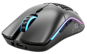 Glorious Model O Minus - Mus - højre- og venstrehåndet - 6 knapper - trådløs - 2.4 GHz - trådløs modtager (USB) - mat sort - Billede 3
