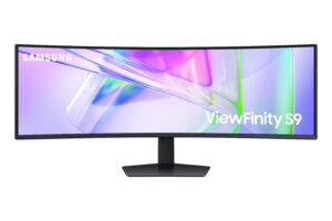 Samsung ViewFinity S9 S49C950UAU - S95UC Series - LED-skærm - kurvet - 49"" - 5120 x 1440 Dual Quad HD @ 120 Hz - VA - 350 cd/m² - 3000:1 - DisplayHDR 400 - 5 ms - 2xHDMI, DisplayPort, USB-C - højtalere - sort