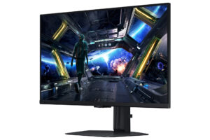Samsung Odyssey G7 S27DG702EU - G70D Series - LED-skærm - Smart - gaming - 27"" - 3840 x 2160 4K UHD (2160p) @ 144 Hz - Fast IPS - 350 cd/m² - 1000:1 - DisplayHDR 400 - 1 ms - 2xHDMI, DisplayPort - højtalere - sort - Billede 4