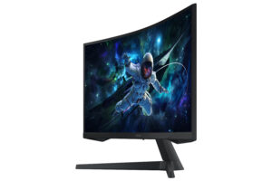 Samsung Odyssey G5 S27CG554EU - G55C Series - LED-skærm - gaming - kurvet - 27"" - 2560 x 1440 QHD @ 165 Hz - VA - 300 cd/m² - 2500:1 - HDR10 - 1 ms - HDMI, DisplayPort - sort - Billede 5
