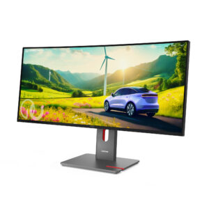 Lenovo ThinkVision P34WD-40 - LED-skærm - kurvet - 34"" - 3440 x 1440 @ 120 Hz - IPS - 350 cd/m² - 2000:1 - HDR10 - 4 ms - HDMI, DisplayPort, USB-C - formørkelsessort - Billede 2