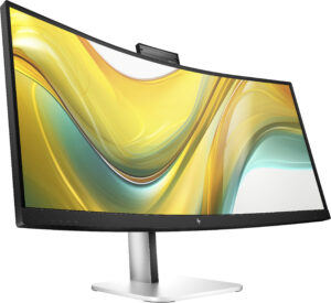 HP 534pm - Series 5 Pro - LED-skærm - kurvet - 34"" - 3440 x 1440 WQHD @ 100 Hz - VA - 400 cd/m² - 4000:1 - 5 ms - HDMI, DisplayPort, USB-C - jet black, naturligt sølv (stander) - Smart Buy - Billede 3
