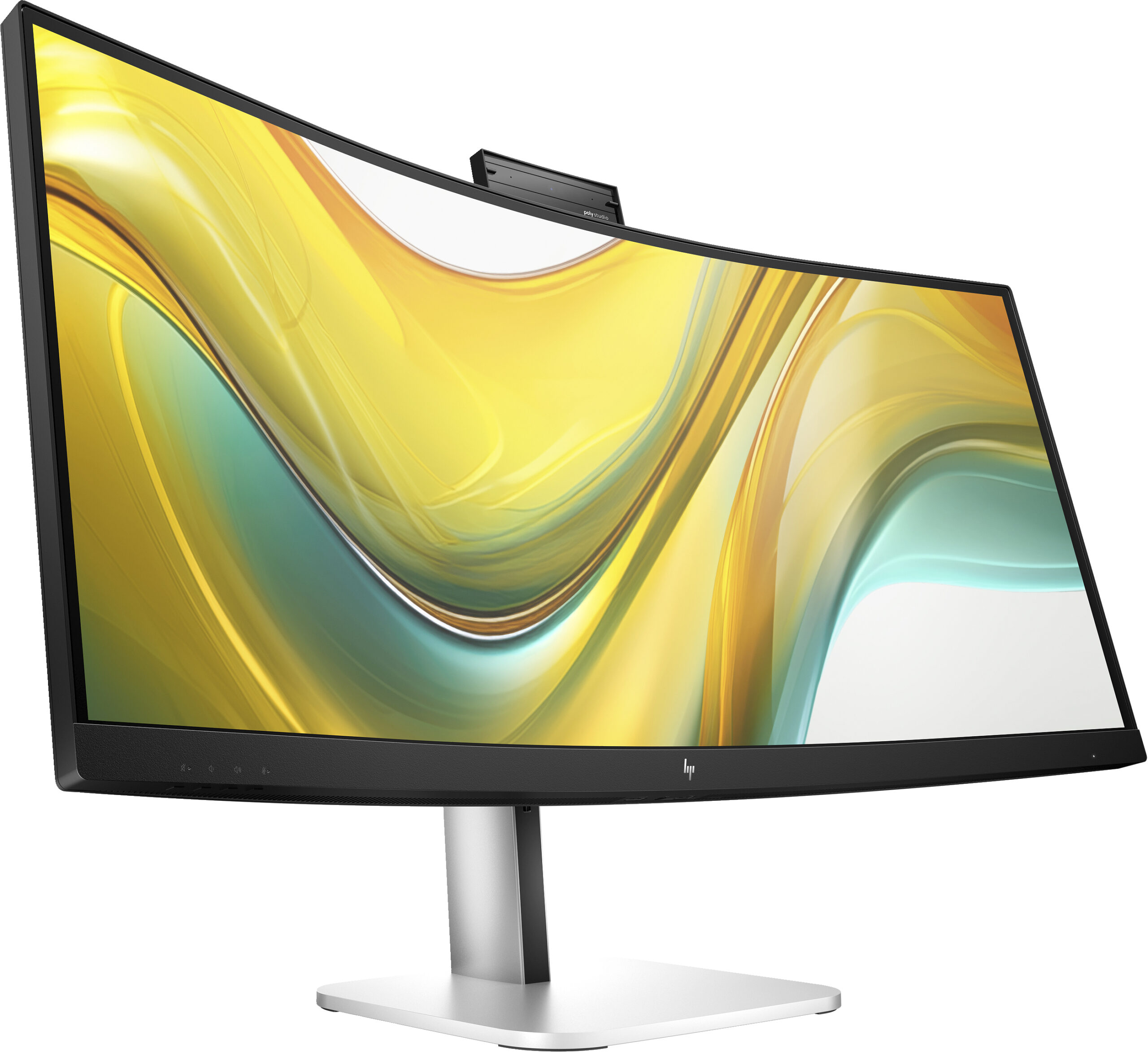 HP 534pm - Series 5 Pro - LED-skærm - kurvet - 34"" - 3440 x 1440 WQHD @ 100 Hz - VA - 400 cd/m² - 4000:1 - 5 ms - HDMI, DisplayPort, USB-C - jet black, naturligt sølv (stander) - Smart Buy - Billede 3