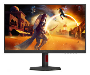AOC Gaming Q27G4SRU - LED-skærm - gaming - 27"" - 2560 x 1440 QHD @ 320 Hz - Fast IPS - 400 cd/m² - 1000:1 - DisplayHDR 400 - 0.3 ms - 2xHDMI, DisplayPort - sort, rød - Billede 5