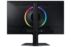 Samsung Odyssey G7 S27DG702EU - G70D Series - LED-skærm - Smart - gaming - 27"" - 3840 x 2160 4K UHD (2160p) @ 144 Hz - Fast IPS - 350 cd/m² - 1000:1 - DisplayHDR 400 - 1 ms - 2xHDMI, DisplayPort - højtalere - sort - Billede 2