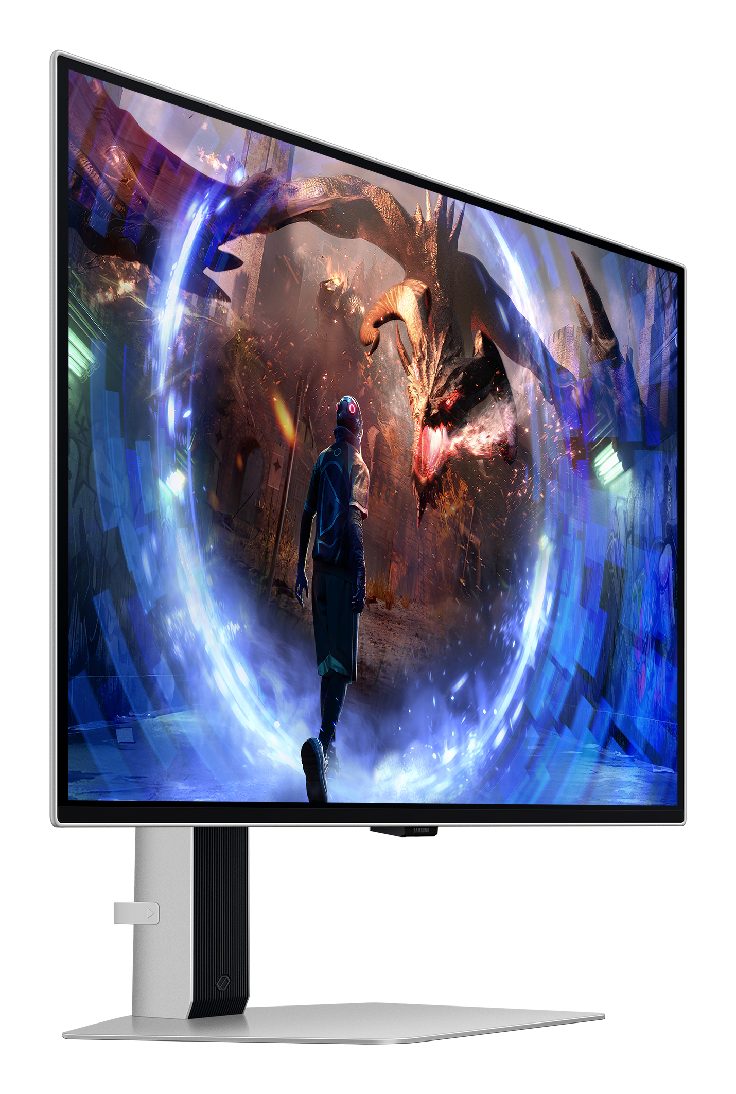 Samsung Odyssey OLED G6 S27DG600SU - G60SD Series - OLED-monitor - gaming - 27"" - 2560 x 1440 QHD @ 360 Hz - 250 cd/m² - 1000000:1 - 0.03 ms - 2xHDMI, DisplayPort - sølv - Billede 5