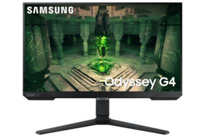 Samsung Odyssey G4 S25BG400EU - LED-skærm - 25"" - 1920 x 1080 Full HD (1080p) @ 240 Hz - IPS - 400 cd/m² - 1000:1 - HDR10 - 1 ms - 2xHDMI, DisplayPort - sort