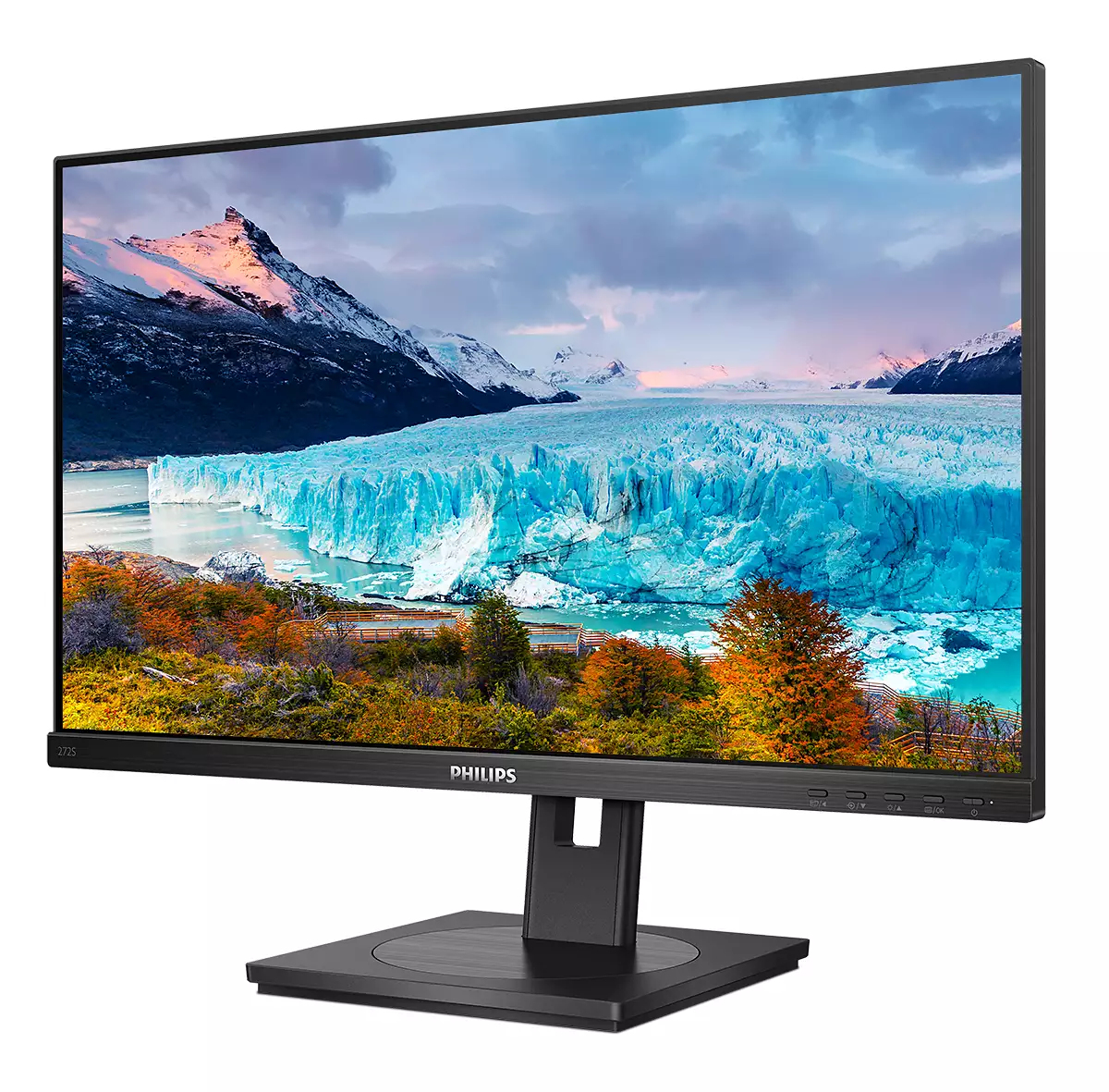 Philips S-line 272S1M - LED-skærm - 27"" - 1920 x 1080 Full HD (1080p) @ 75 Hz - IPS - 250 cd/m² - 1000:1 - 4 ms - HDMI, DVI-D, VGA, DisplayPort - højtalere - sort - Billede 4