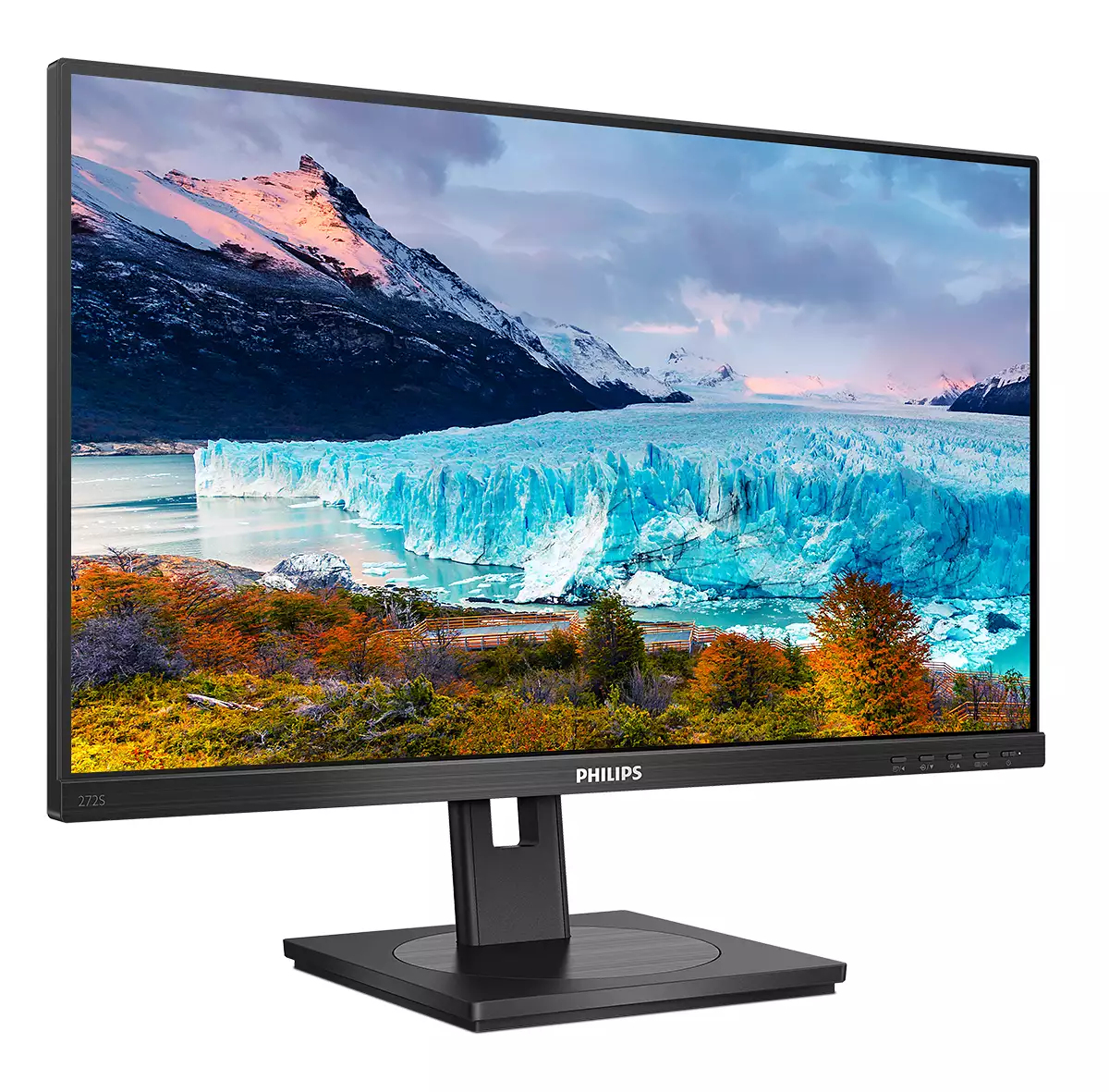Philips S-line 272S1M - LED-skærm - 27"" - 1920 x 1080 Full HD (1080p) @ 75 Hz - IPS - 250 cd/m² - 1000:1 - 4 ms - HDMI, DVI-D, VGA, DisplayPort - højtalere - sort - Billede 3
