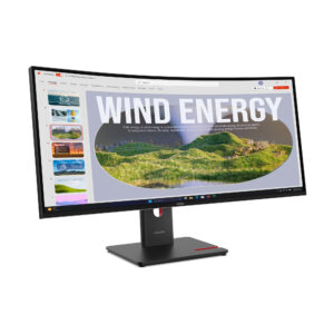 Lenovo ThinkVision T34WD-40 computerskærm 86,4 cm (34") 3440 x 1440 pixel Wide Quad HD LED Sort - Billede 4