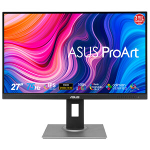 ASUS ProArt PA278QV - LED-skærm - 27"" - 2560 x 1440 WQHD - IPS - 350 cd/m² - 1000:1 - 5 ms - HDMI, DVI-D, DisplayPort, Mini DisplayPort - højtalere - sort