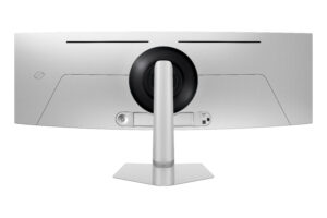 Samsung Odyssey OLED G9 S49DG910SU - G91SD Series - OLED-monitor - gaming - kurvet - 49"" - 5120 x 1440 Dual Quad HD @ 144 Hz - 250 cd/m² - 1000000:1 - DisplayHDR 400 True Black - 0.03 ms - DisplayPort, Micro HDMI, HDMI - sølv - Billede 3
