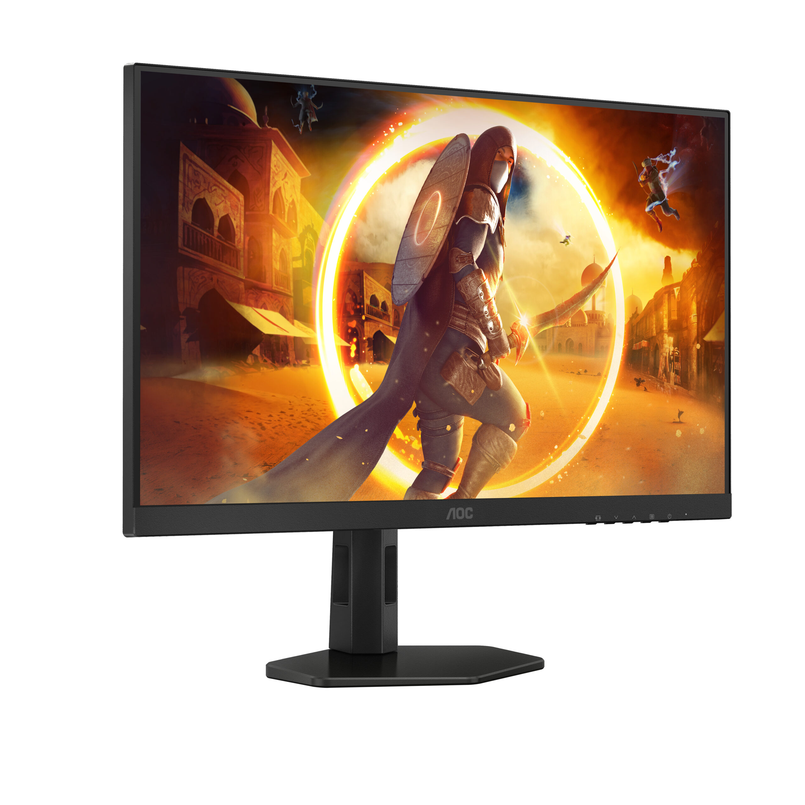 AOC Gaming Q27G4XF - LED-skærm - gaming - 27"" - 2560 x 1440 QHD @ 180 Hz - Fast IPS - 300 cd/m² - 1000:1 - HDR10 - 0.5 ms - HDMI, DisplayPort - sort - Billede 5