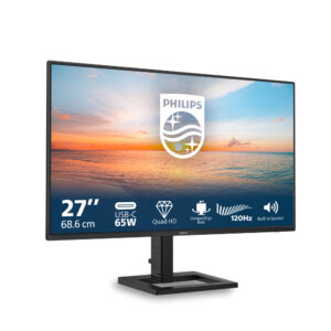Philips 27E1N1600AE - LED-skærm - 27"" - 2560 x 1440 QHD @ 100 Hz - IPS - 1500:1 - 1 ms - HDMI, USB-C - højtalere - sort - Billede 2
