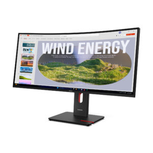Lenovo ThinkVision T34WD-40 computerskærm 86,4 cm (34") 3440 x 1440 pixel Wide Quad HD LED Sort - Billede 3